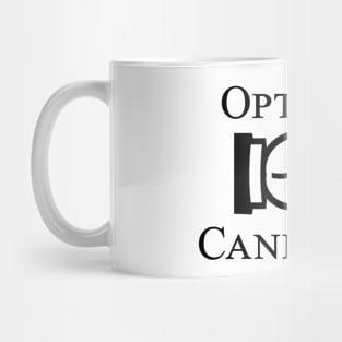 Optimal Candidate (black text) Mug